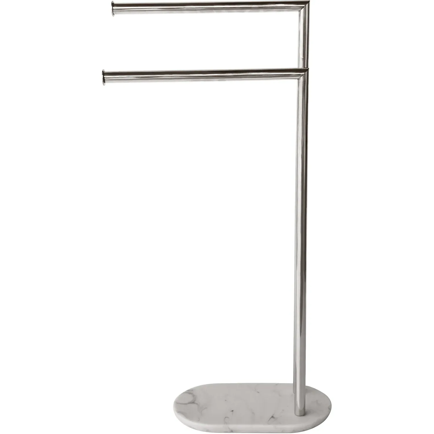 Madrid 2-Tier Towel Rail - Chrome