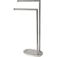 Madrid 2-Tier Towel Rail - Chrome