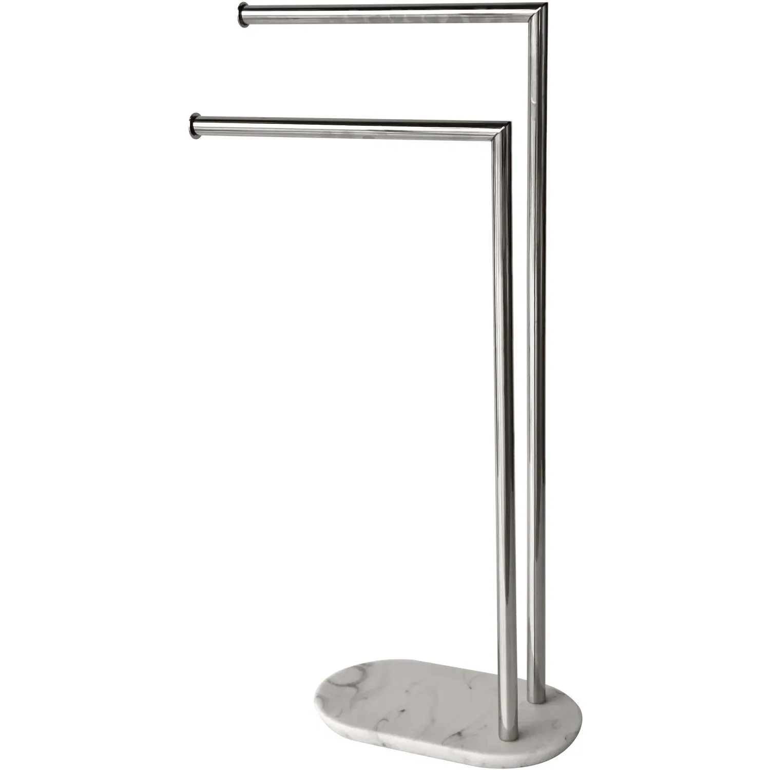 Madrid 2-Tier Towel Rail - Chrome