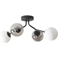 Madrid 4 Light Ceiling Fitting - Black