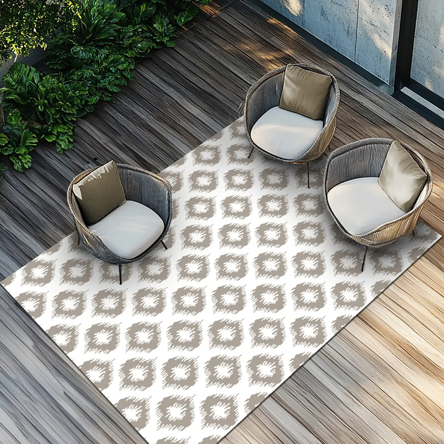 Madrid Outdoor Rug - Taupe image