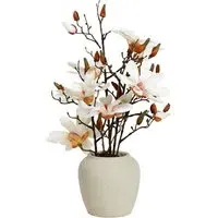 Magnolia Artificial Flower Arrangement - Neutral