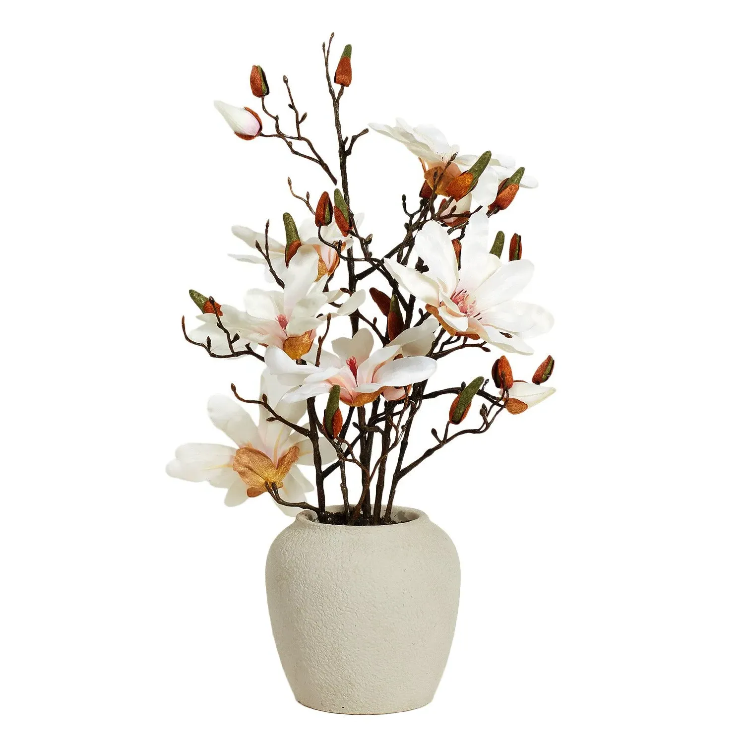 Magnolia Artificial Flower Arrangement - Neutral image