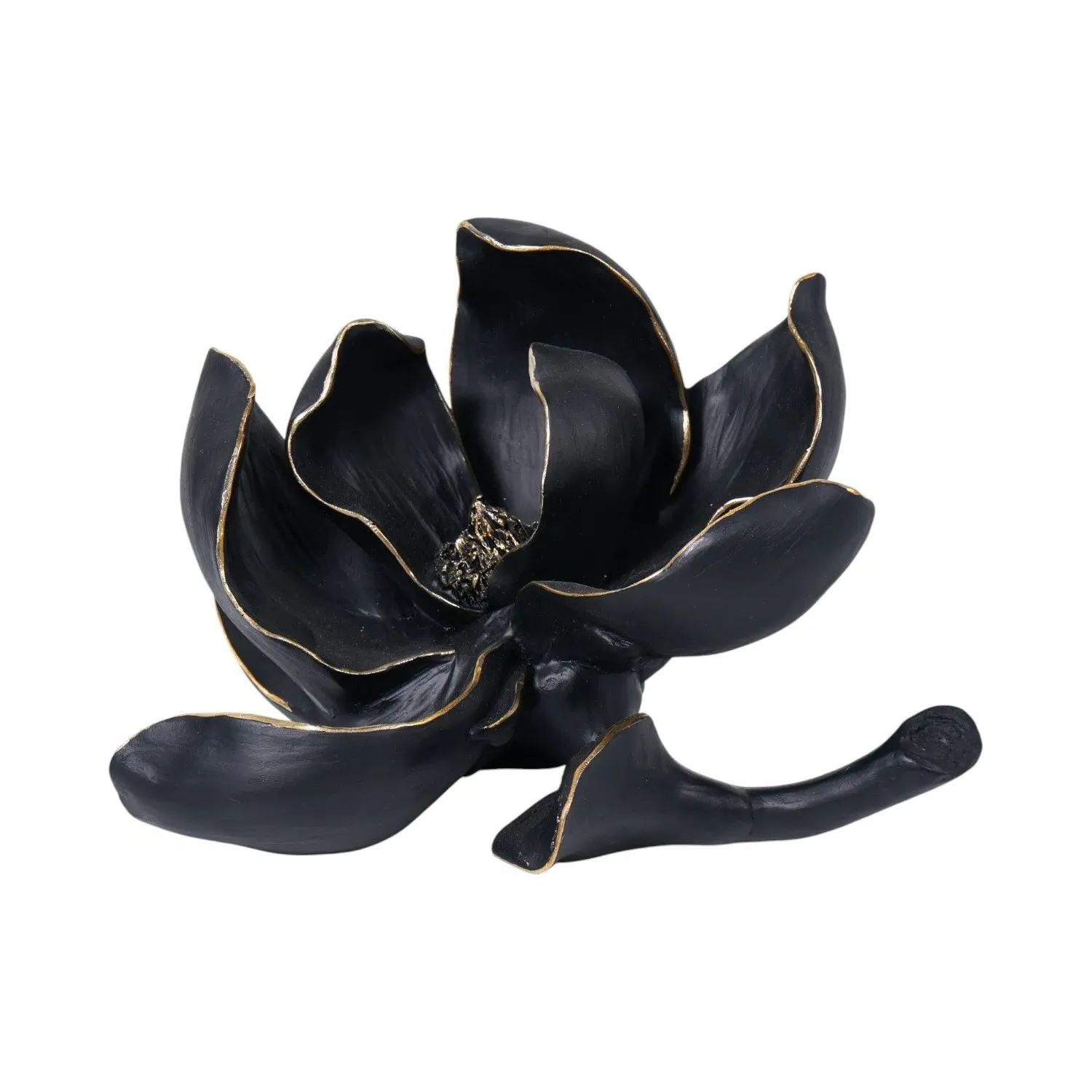 Magnolia Ornament - Black image