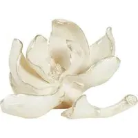 Magnolia Ornament - White