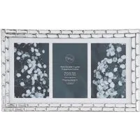 Maia 3-Aperture Photo Frame - Crystal
