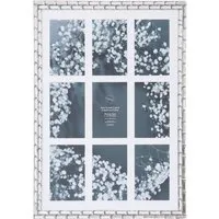 Maia 9-Aperture Photo Frame - Crystal