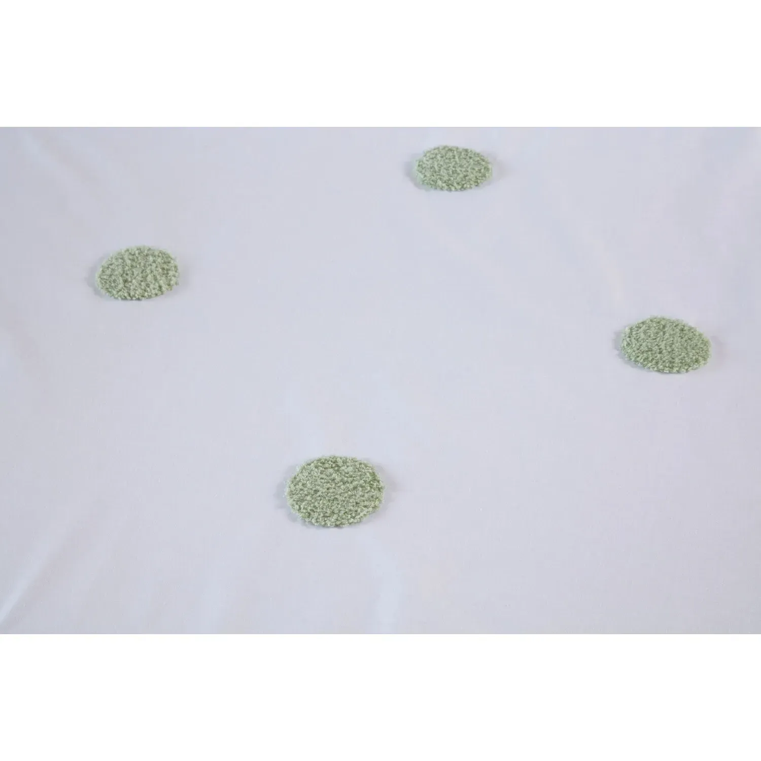 Maia Double Tufted Dot Duvet Cover Set - Sage, Polycotton