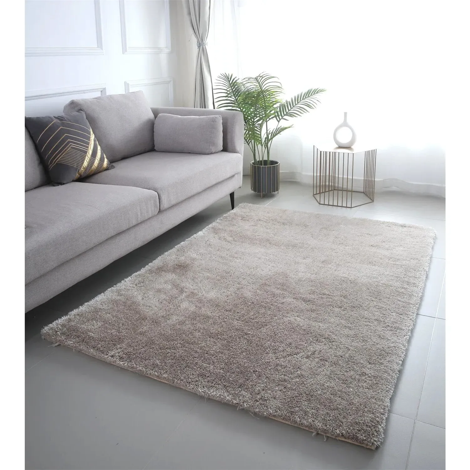 Maison 120cm Shag Rug - Natural image