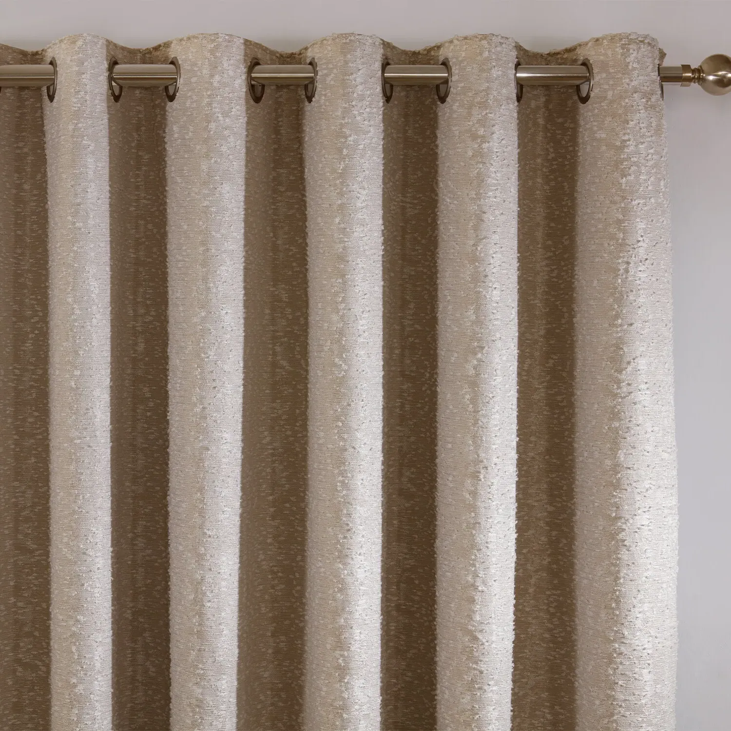 Maison Blackout Curtain with Eyelet Header - Natural