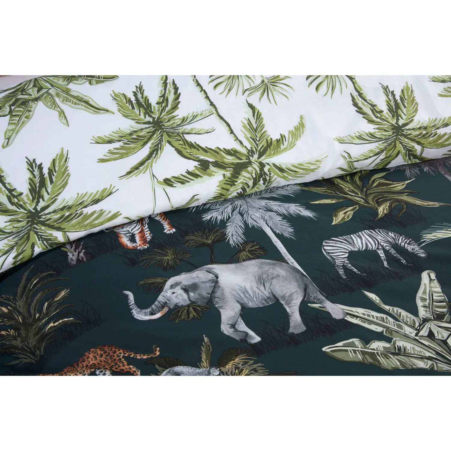 Malawi Single Duvet Cover and Pillowcase Set - Navy