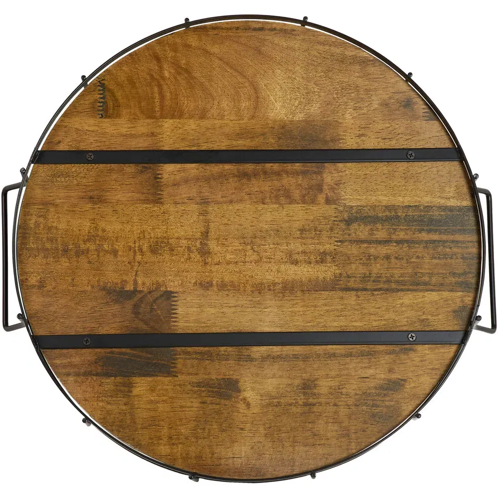 Malmo Round Tray - Natural