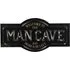 Man Cave LED Wall Sign - Black