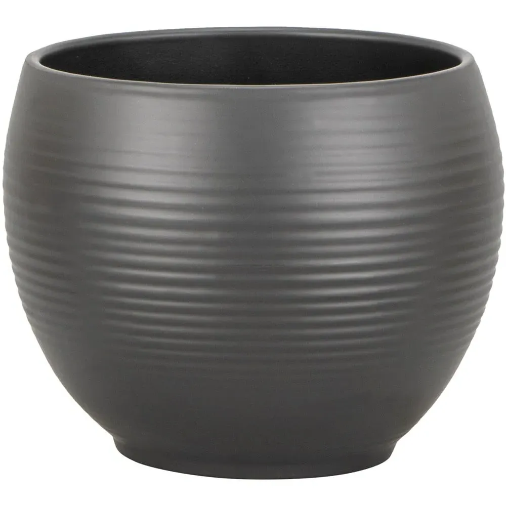 Manacor 16cm Indoor Planter - Anthracite, Ceramic