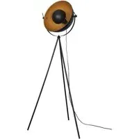 Manhattan Tripod Floor Lamp - Black, Metal