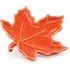 Maple Leaf Soap Dish - Orange