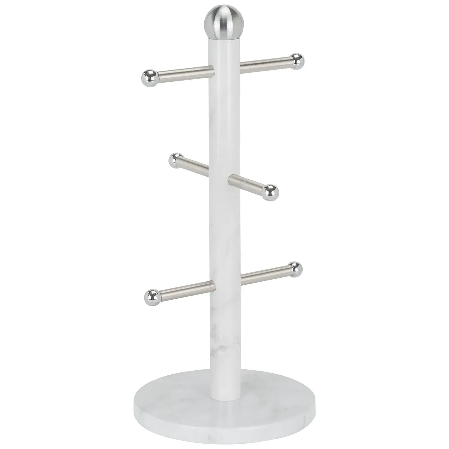 Marble Effect Mug Tree - Carbon Steel image