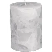 Marble Effect Pillar Candle 35 Hours Burn Time