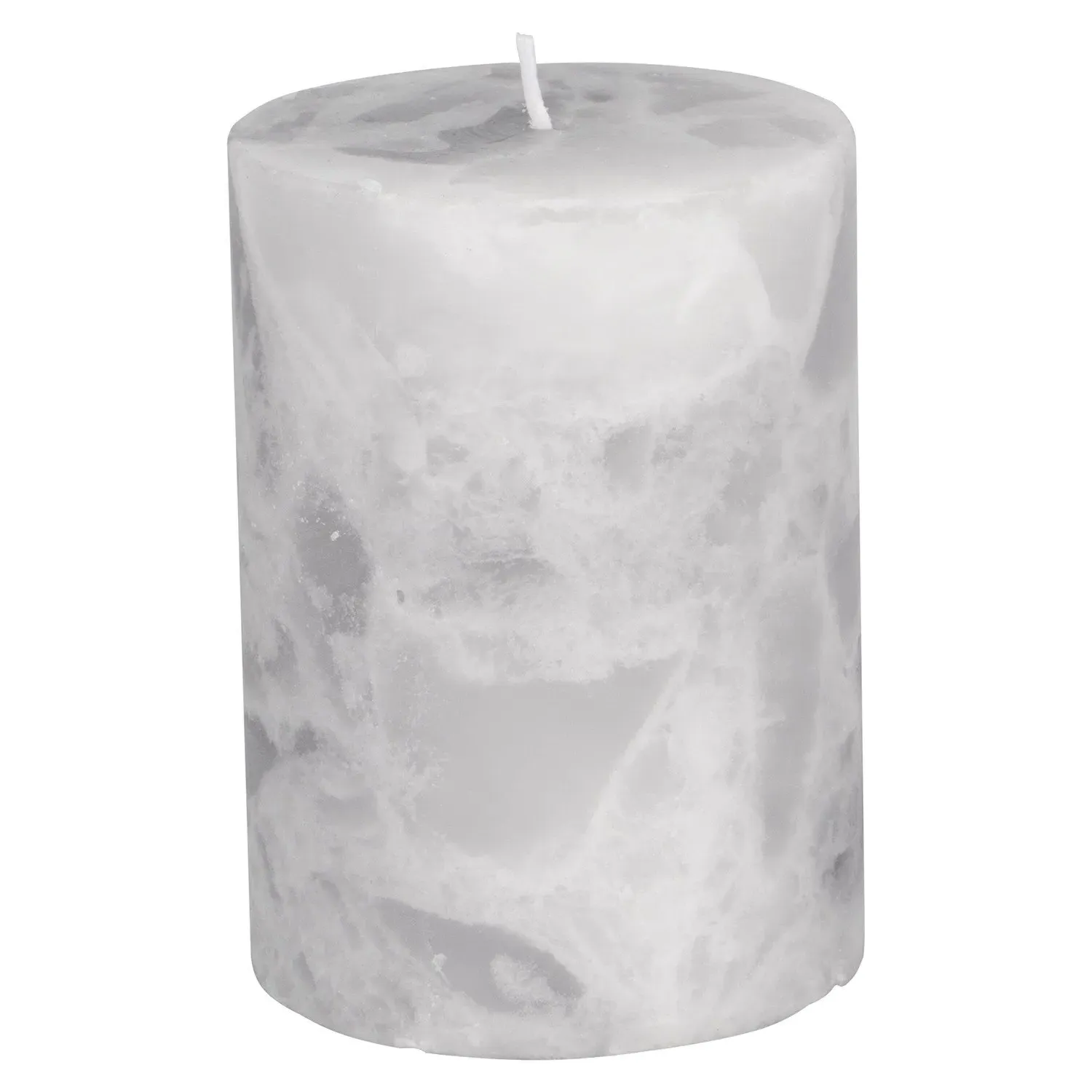 Marble Effect Pillar Candle 35 Hours Burn Time image