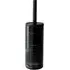 Marble Effect Toilet Brush Holder - Black