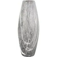 Marble Effect Vase - Grey