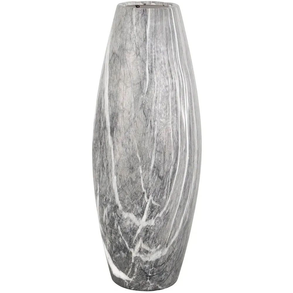 Marble Effect Vase - Grey image