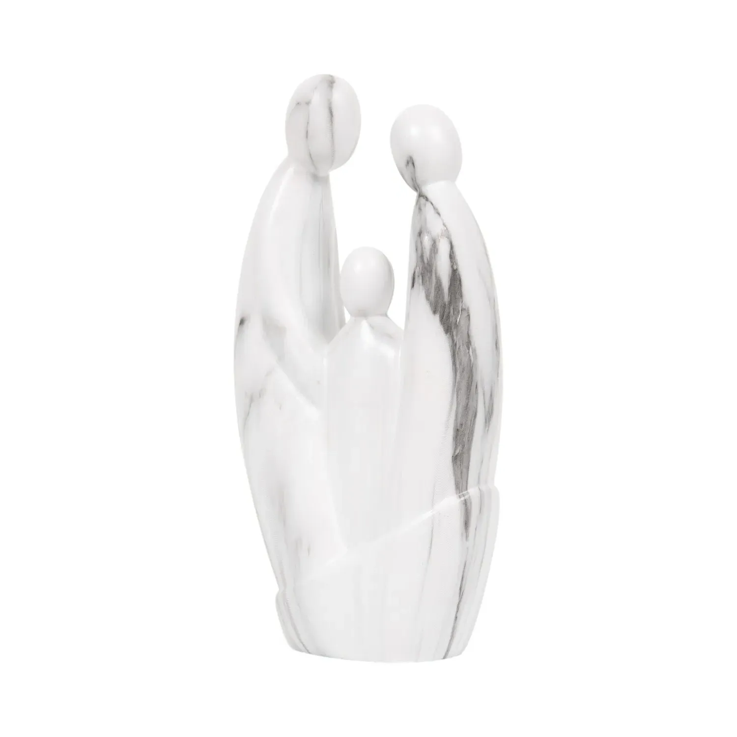 Marble Family Ornament - White