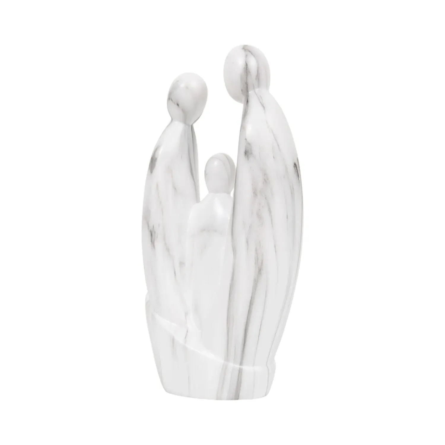 Marble Family Ornament - White