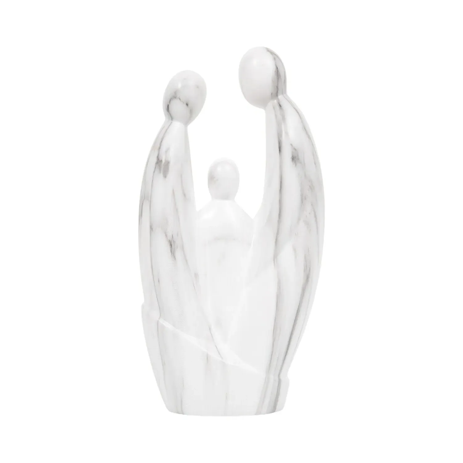 Marble Family Ornament - White