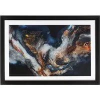 Marble Framed Art - Blue and Gold