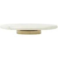 Marble Lazy Susan - White