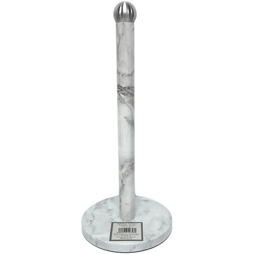 Marble Print Kitchen Roll Holder image