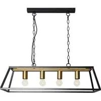 Marcella 4 Light Ceiling Light - Black