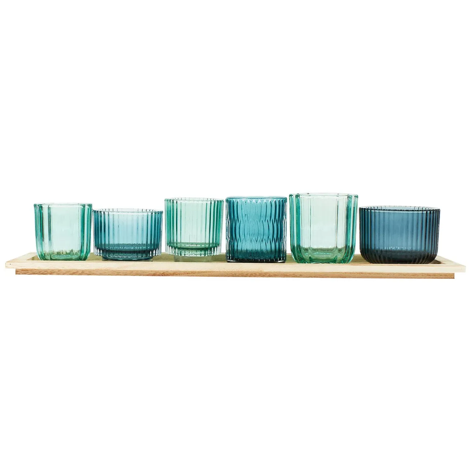 Mari Candle Tray - Blue image