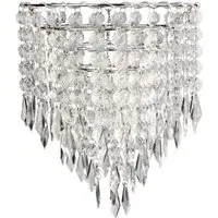 Marie Droplet Jewel Pendant Light - Silver