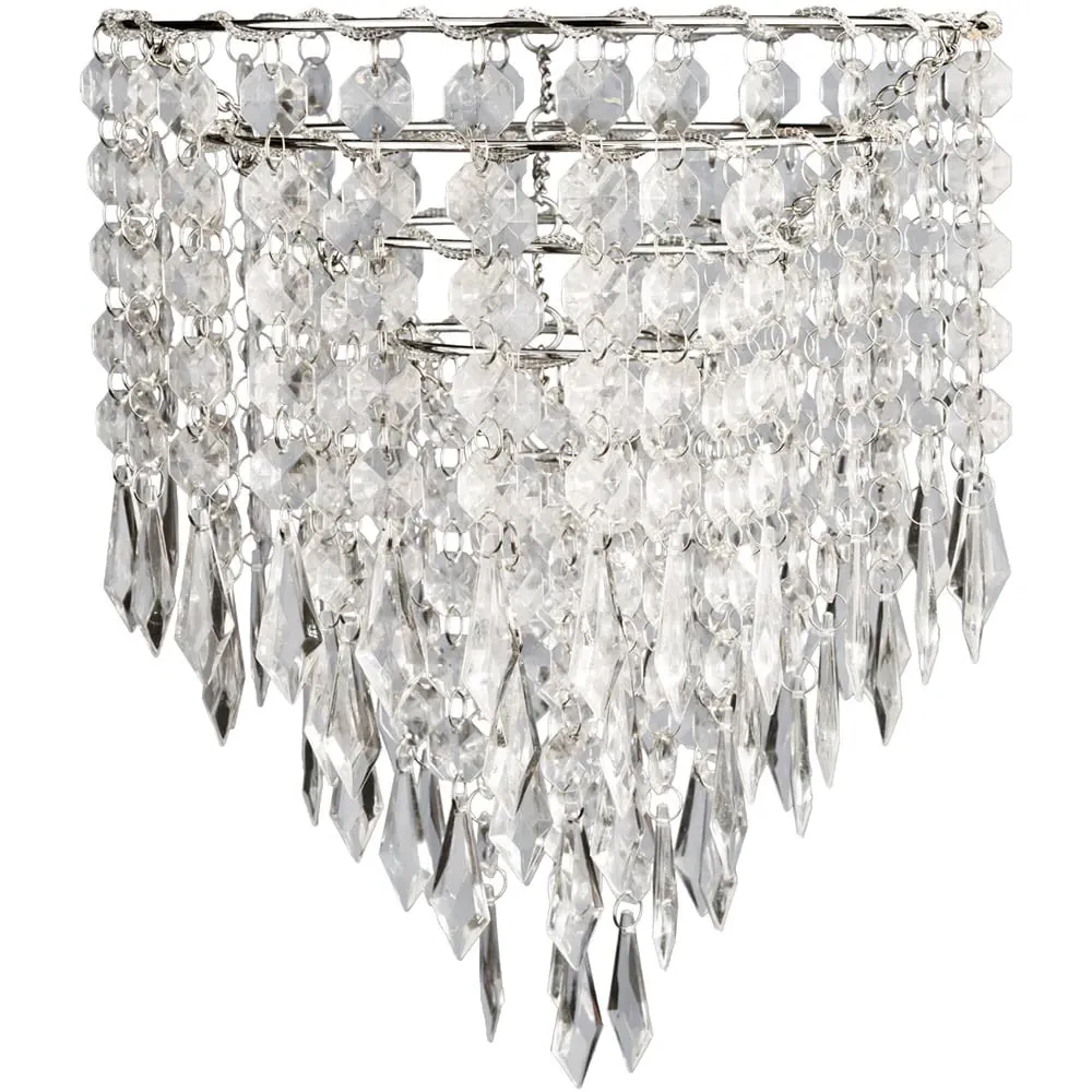 Marie Droplet Jewel Pendant Light - Silver image