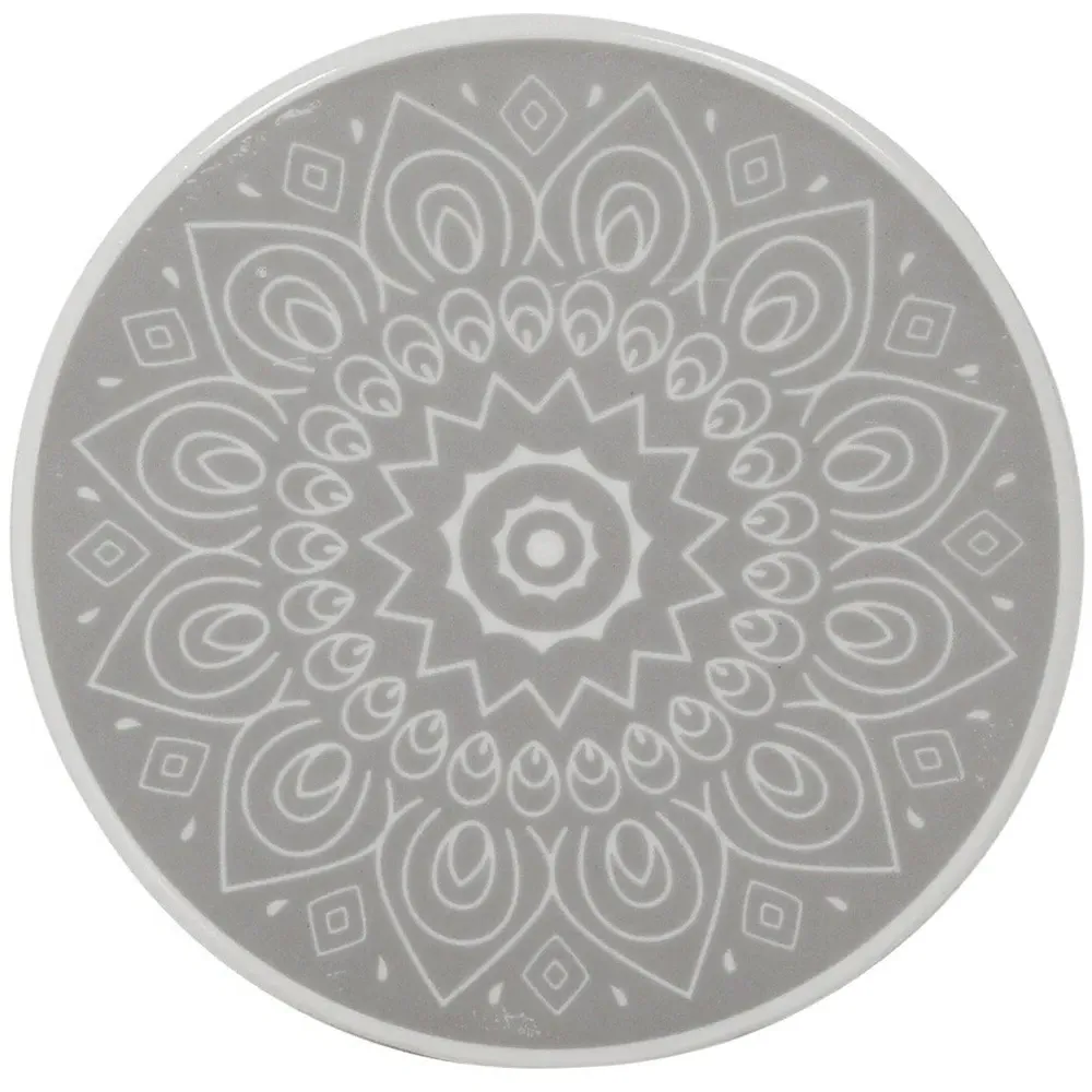 Marrakesh Ceramic Coaster - Grey