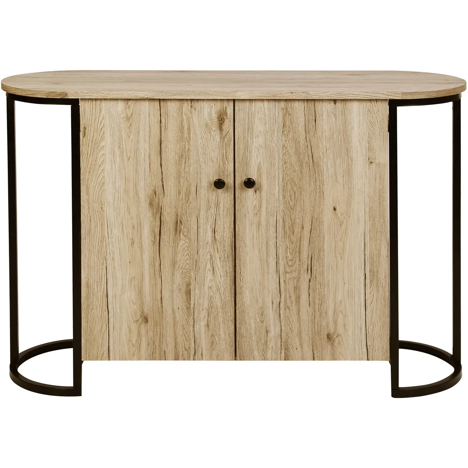 Marseille 2 Door Wood Effect Sideboard - Brown
