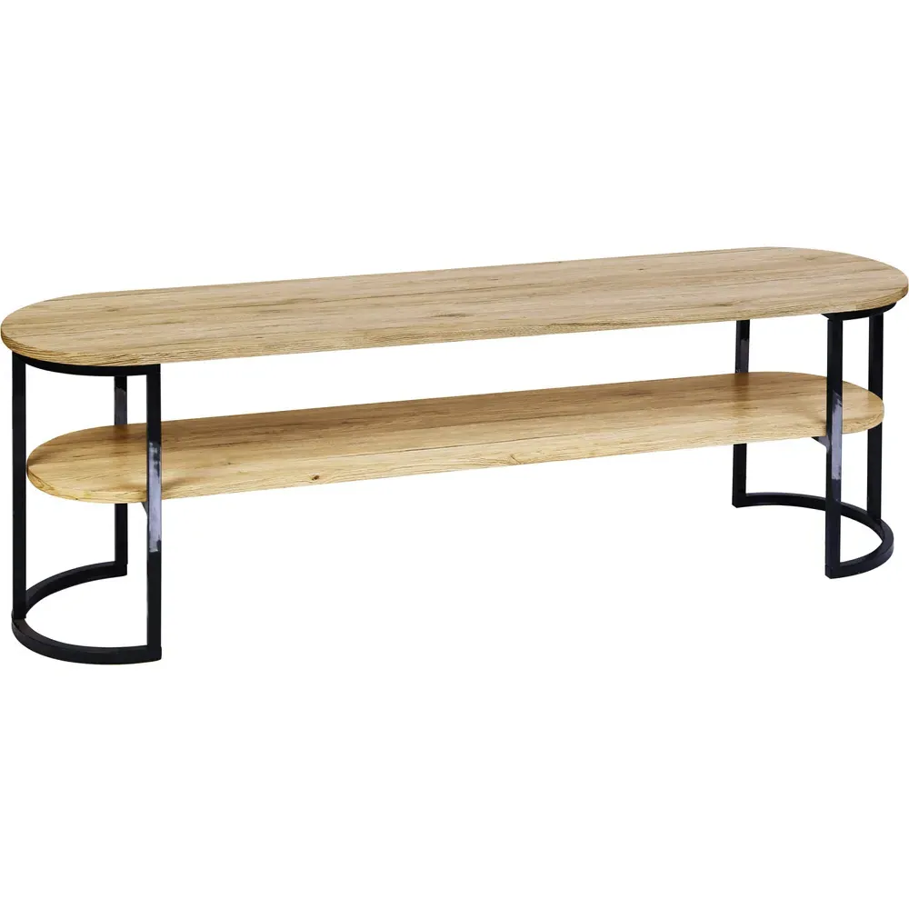 Marseille TV Unit with Storage - Light Oak