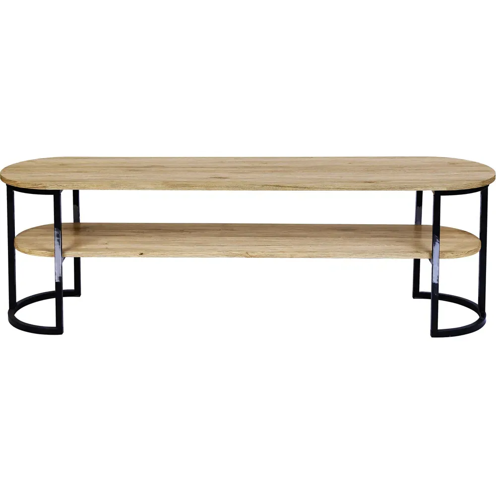 Marseille TV Unit with Storage - Light Oak