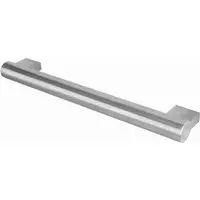 Massiv Block End Handle 234mm - Silver, Steel