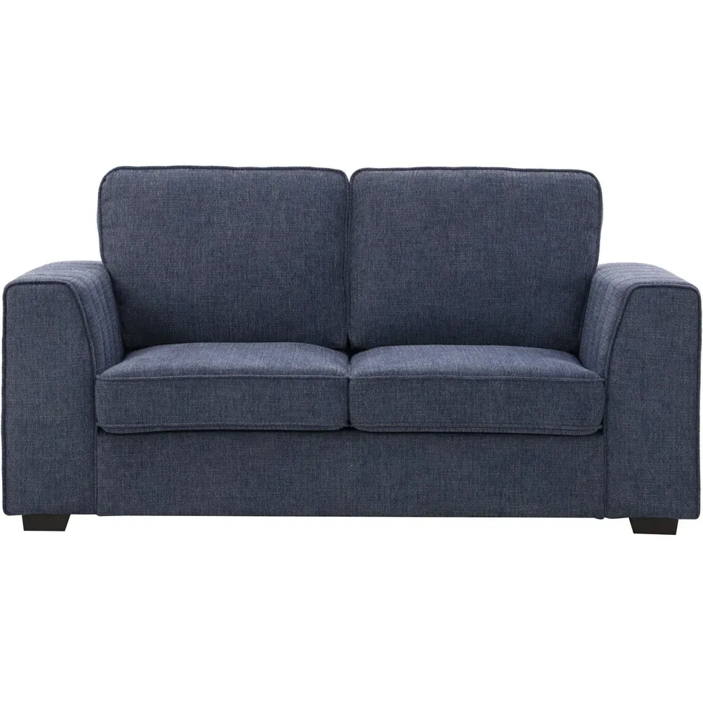 Matilda 2-Seater Sofa with Cupholders - Blue