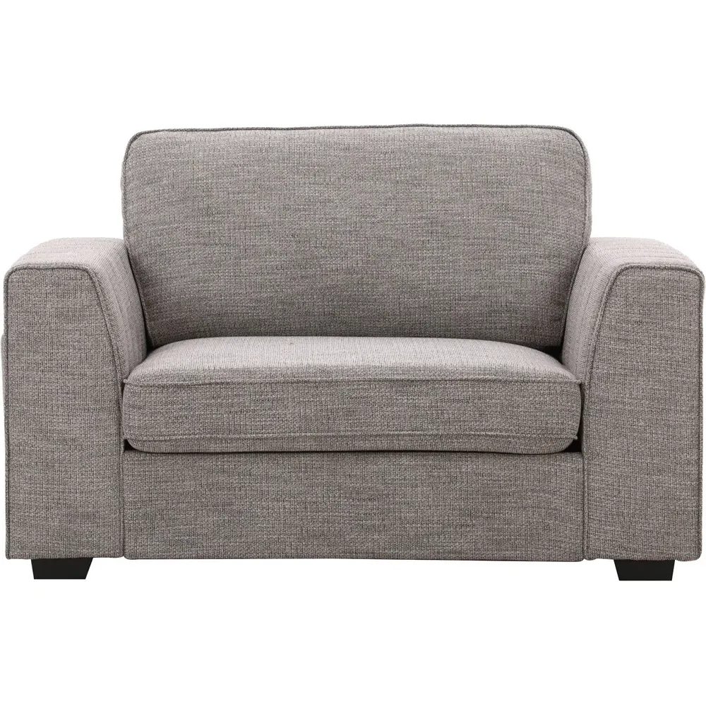 Matilda Sofa Chair with Cupholders - Grey, Fabric