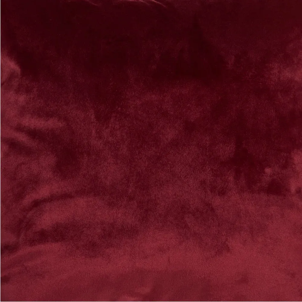 Matte Velvet Accent Cushion - Burgundy