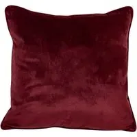 Matte Velvet Accent Cushion - Burgundy