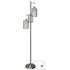 Maya 3 Light Floor Lamp - Silver