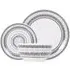 Maya Monochrome 12 Piece Dinner Set