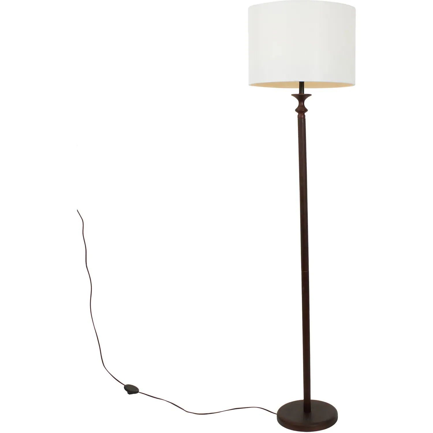 Maybelle Floor Lamp - White and Black