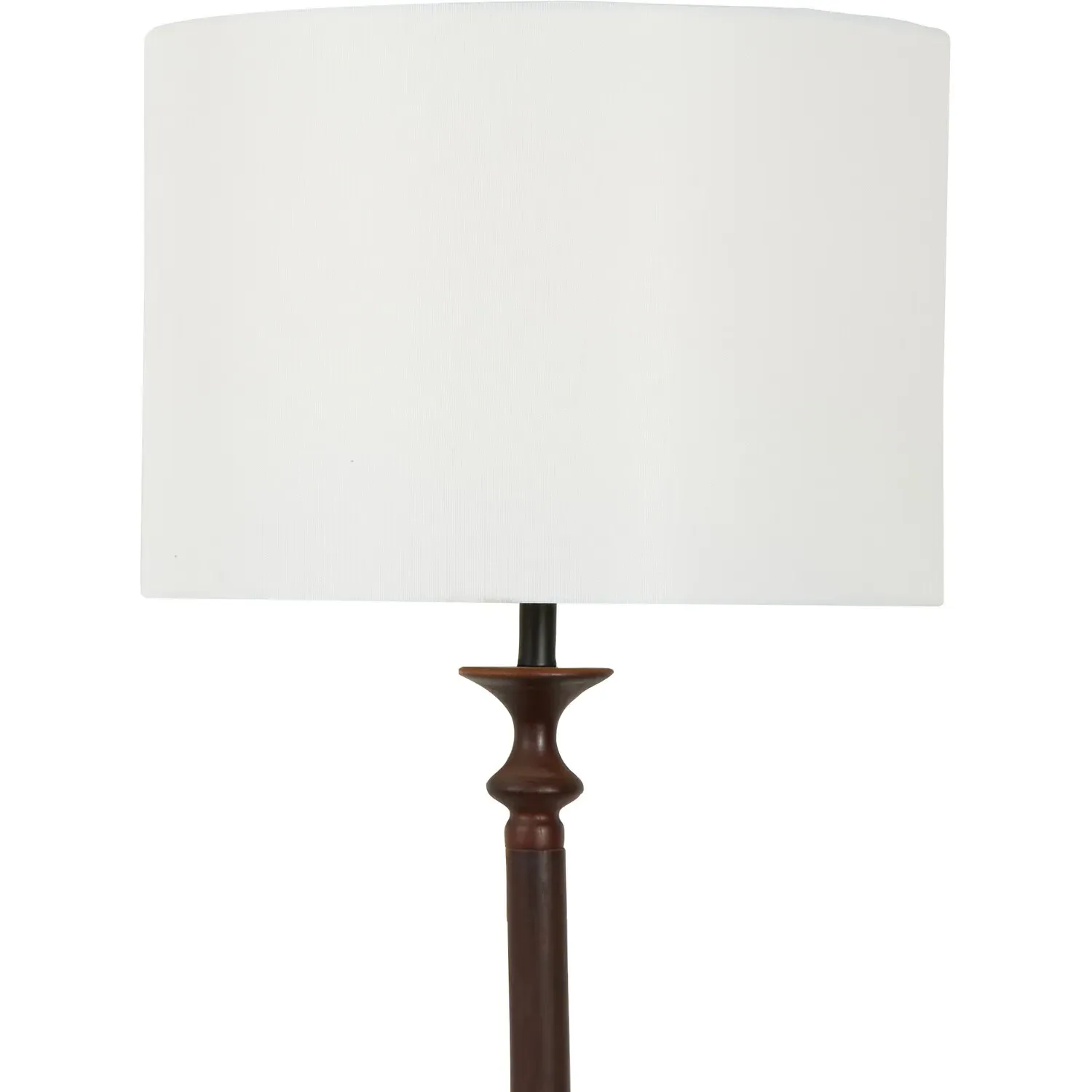 Maybelle Floor Lamp - White and Black