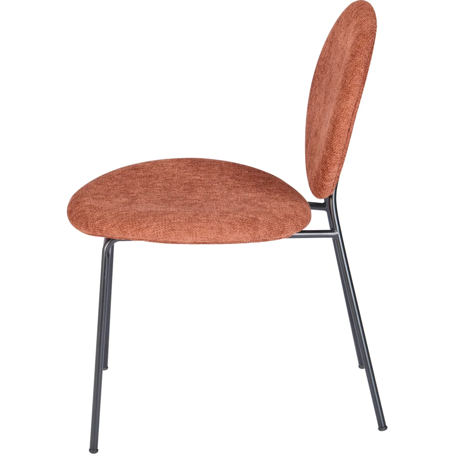 Maybury Pair of Dining Chairs - Burnt Orange